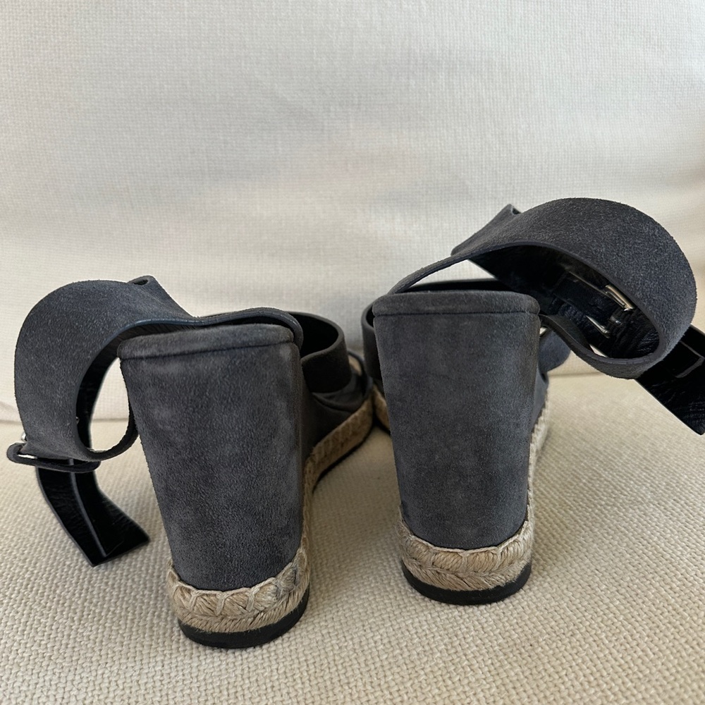 Balenciaga Black Wedge Sandals - Picture 7 of 10